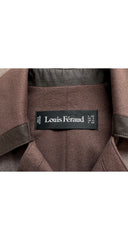 1980s Taupe Wool & Cashmere Trench Coat
