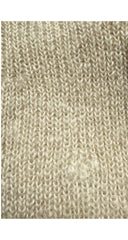 1970s Cream Wool Ribbed Knit Long Cardigan