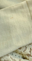 1950s Ivory Soutache Lace Wool Cardigan Sweater