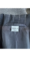 1998 S/S "Untitled" Men's Spliced Pinstripe & Houndstooth Wool Blazer