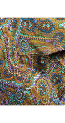 1977-78 F/W Paisley Print Wool Challis Tunic Top