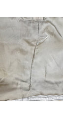 1990s Silver Metallic Leather Mini Skirt