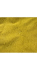 1970s Hand-Embroidered Yellow Cotton Caftan Maxi Dress