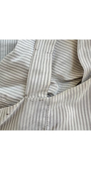 1996 S/S NWT Striped Silk Plunge Neck Dress