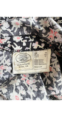 1979 S/S Floral Cotton Ruffle Off-The-Shoulder Dress