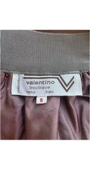 1977-78 F/W Gray Wool Braided Trim Full Skirt