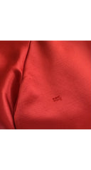 1972-73 F/W Demi-Couture Red & Black Silk Satin Pierrot Evening Set