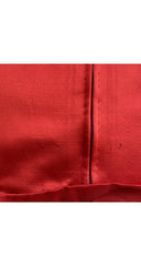 1972-73 F/W Demi-Couture Red & Black Silk Satin Pierrot Evening Set