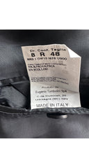 2000s Men's Black Alpaca Wool Stand-Up Collar Jacket