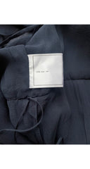 2000-01 F/W Sequin Navy Silk Chiffon Pleated Jumpsuit