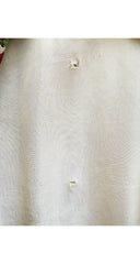 1940s Floral Heavily Embroidered Puff Shoulder Jacket