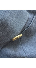 1992 F/W Gray Wool Double-Breasted Skirt Suit