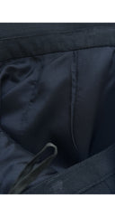 1980s Black Faille Double-Breasted Tuxedo Skirt Suit