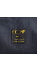 1980s Navy Cotton Box-Cut Trench Coat