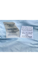 1990s Powder Blue Leather Cropped Jacket