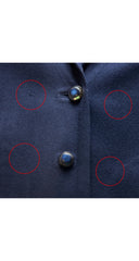 1972 S/S Navy Wool Sailor Collar Jacket