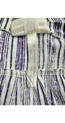 1962 "Ruuna" Blue & White Striped Cotton Shirt Dress