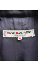 1983 S/S Navy Wool Gabardine Hourglass Blazer