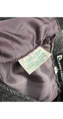 1970s Gray Herringbone Wool Capelet Three-Piece Set