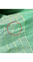 1980s Turquoise Silk Organza Puff Sleeve Gown