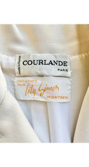 1960s Cream Wool Double-Breasted Jacket