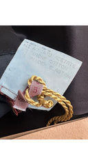 1996 S/S NWT Black Satin Hook Finger Long Opera Gloves