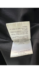 label photo of 2012 Gucci black velvet tassel blouse 