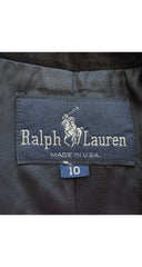 1984 F/W Brown Cotton Velvet Equestrian Jacket