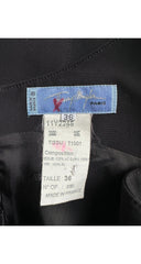 1999 S/S Black Sheer Cut-Out Sheath Dress