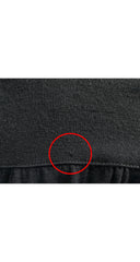 1970s Signature Black Wool Knit Balloon Sleeve