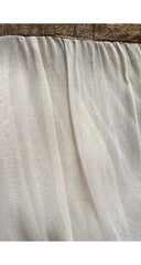 1940s Gold Lamé & Ivory Silk Chiffon Gown