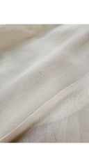 1940s Gold Lamé & Ivory Silk Chiffon Gown