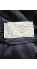 1980s Men's Gray Plaid Wool Tuxedo Suit