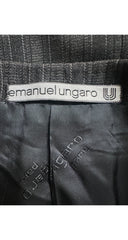 1980s Men's Gray Plaid Wool Tuxedo Suit