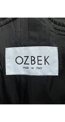 1992 F/W Black Rayon Crepe Tails Belt