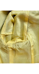 1960s Iridescent Copper & Green Floral Damask Tunic