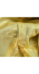 1960s Iridescent Copper & Green Floral Damask Tunic