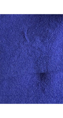 1982 S/S Indigo Wool Knit Ruffle Collar Dress