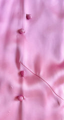 2006 S/S Pink Silk Lace Trim Short Sleeve Top