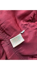 1970s Python Print Cotton Fit & Flare Trench Coat