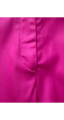1990s Pink & Green Op Art Organza Top & Pants Set
