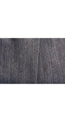 1990s Pinstripe Gray Draped Maxi Skirt