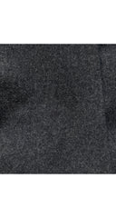 Gray wool fabric on Hermès skirt. 