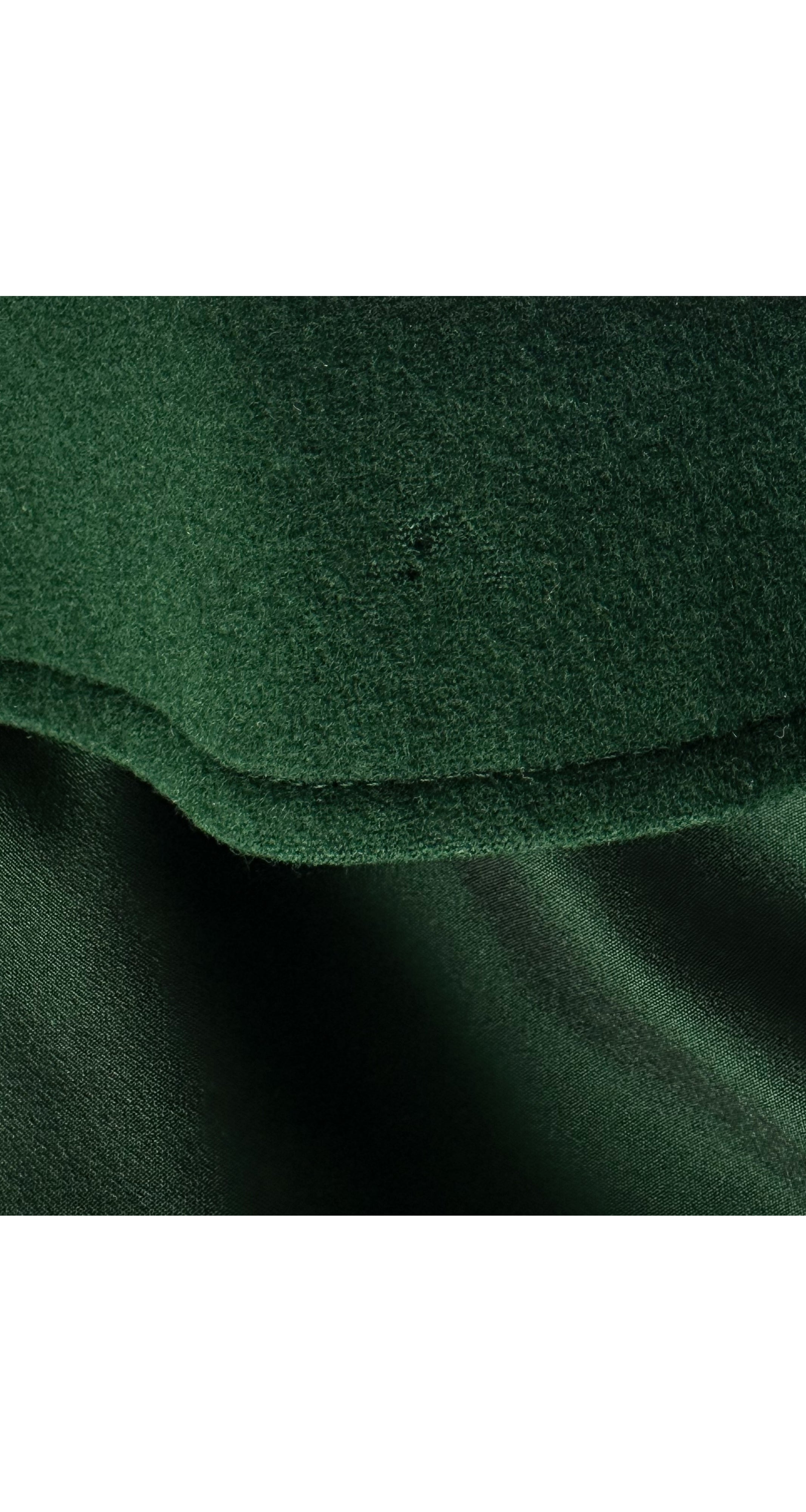 1986-87 F/W Dark Green Wool Peplum Jacket