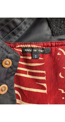 1990s "Safe Sex" Black Nylon Cross-Back Utility Vest
