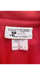 1980s Raspberry Wool & Cashmere Panel Bomber Jacket