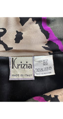 1992-93 F/W Dog Pop Art Print Silk Swing Coat