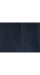 1990s Black Rayon Crepe Bell Sleeve Dress