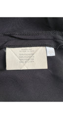 1990s Black Tie Mid-Rise Capri Pants