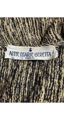 1984-85 F/W Draped Wool Double-Breasted Dress